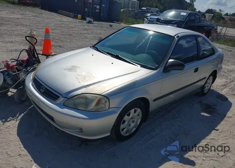 1999 Honda Civic Dx from USA, damaged, VIN 1HGEJ6228XL036436